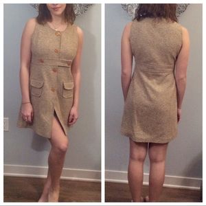 Les Petites tan dress, size S